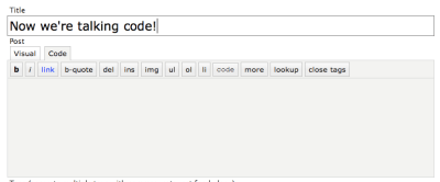 Wordpress HTML Editor